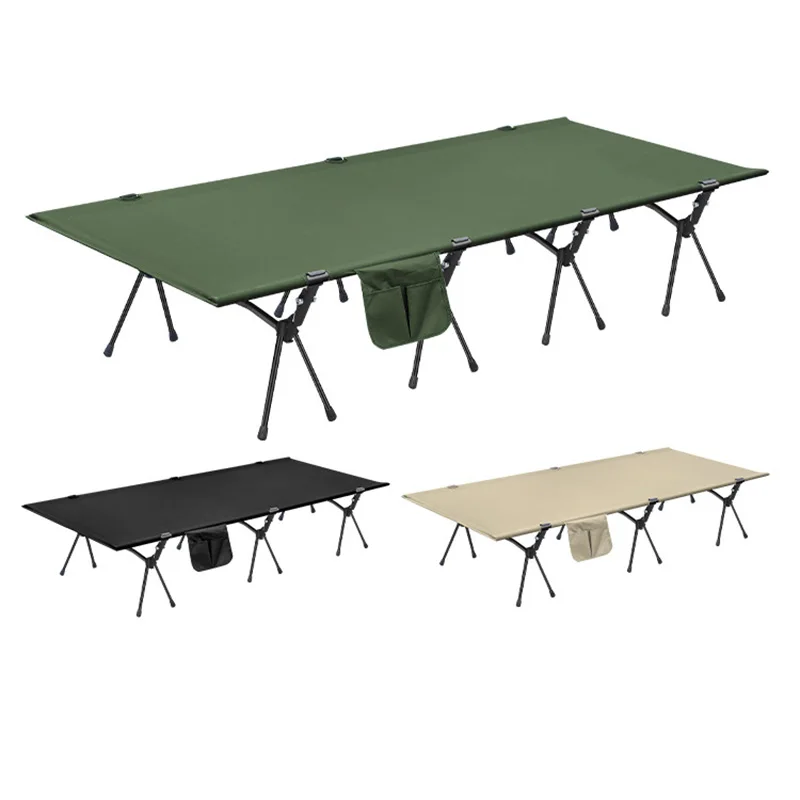 Car Camping cot 90cm widen Ultralight Portable High-low dual-purpose folding Bed Backpacking hiking Sleeping Cot