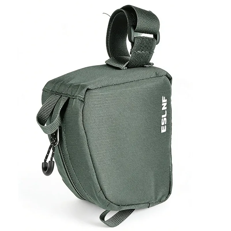 

ESLNF Waterproof Double-Zip Bike Front Frame Bag - Universal For MTB Road Bikes, Durable Outdoor Cycling Storage Pouch