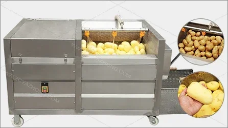 Línea de producción semiautomática de patatas fritas a pequeña escala de 50-300kg, equipo de máquina para hacer patatas fritas