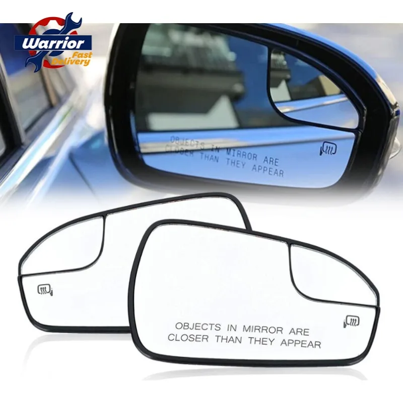 

Right + Left Side Combo Mirror Glass Heated Waterproof for Ford Fusion 13-20 DS7Z17K707F DS7Z17K707B DS7Z-17K707-F DS7Z-17K707-B