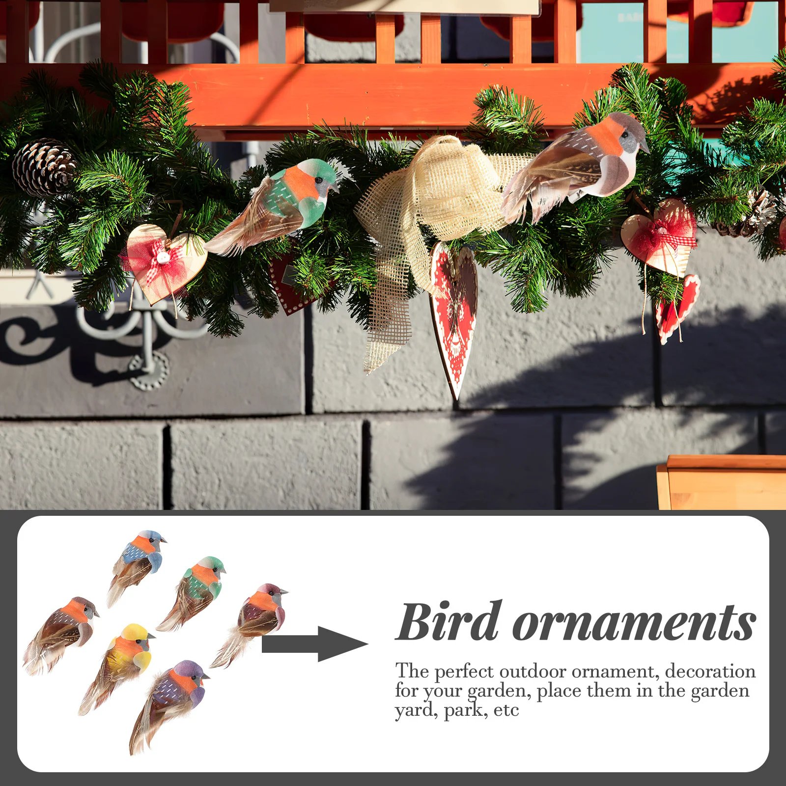 

12Pcs Hummingbird Decor Artificial Birds Realistic Simulation for Home Garden Balcony Lawn Office Desktop Ornament