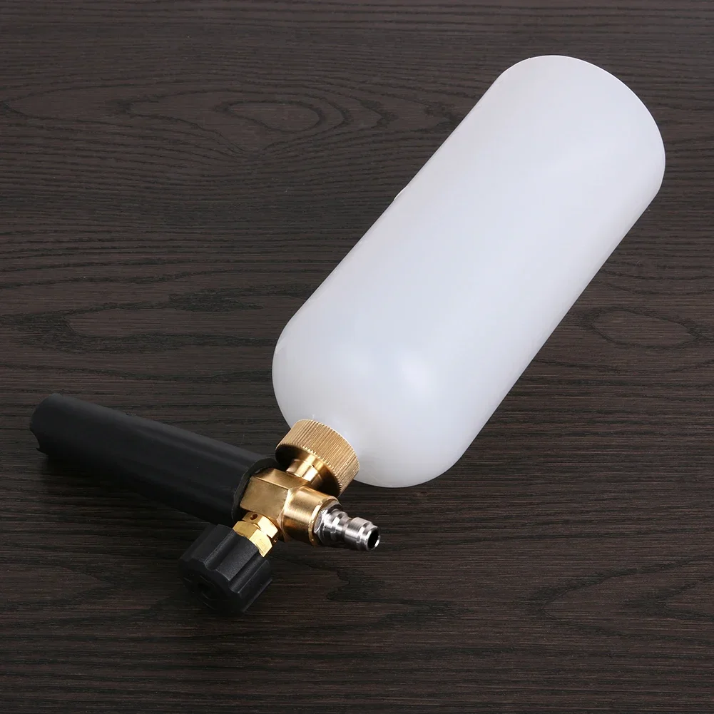 1L Autowasch-Schaumkanone, 1/4 Schnellanschluss, Einstellbarer Hochdruck-Seifensprüher, Schneeschaumlanze für Hochdruckreiniger – Detail 8