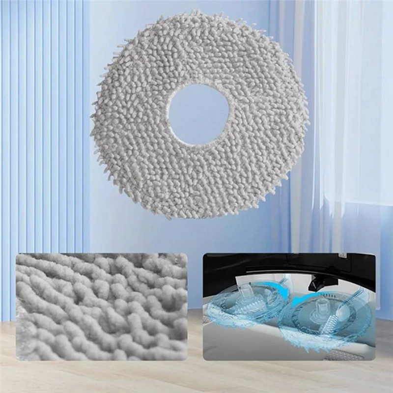 Abbk-adequado para ecovacs x5 pro varrendo robô acessórios mop saco de pó mop consumíveis rolo lateral escova elementos de filtro