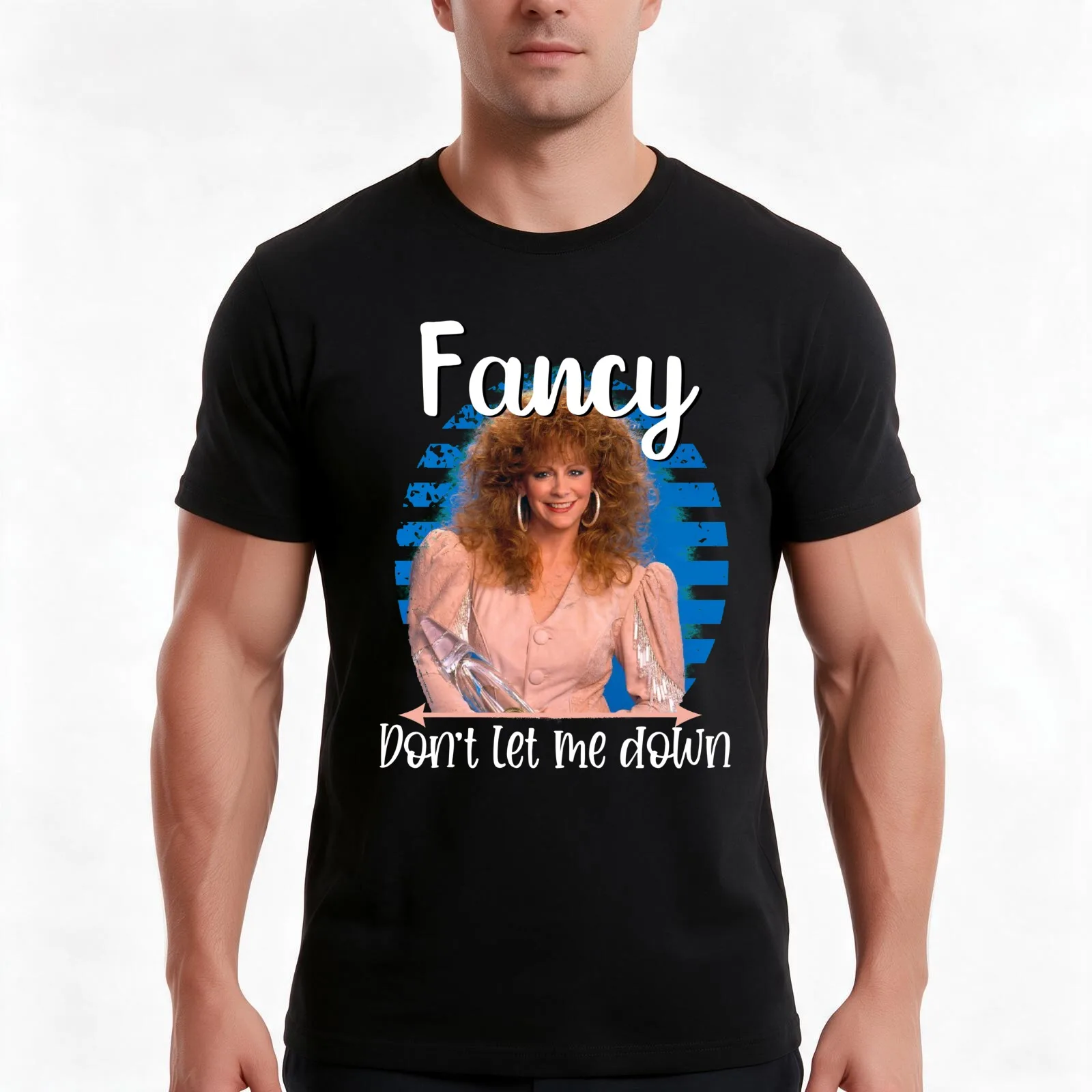 fancy funny Reba cute country music Hair Reba mcentire T-Shirt Summer Casual Cotton Tee Oversized Streetwear Tops 100% Cotton