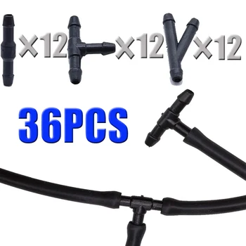 T/Y/I 3 tipos de boquillas para limpiaparabrisas de coche, manguera, conector de tubo de agua, junta de tubo de pulverización de limpiaparabrisas, accesorios para limpiaparabrisas