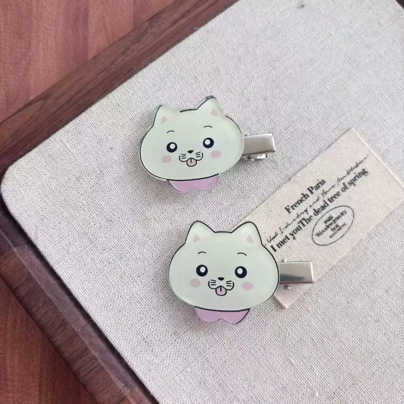 أنيمي الصيف هيكارو يموت تأثيري أغطية الرأس للجنسين Kawaii القط الصغير مشبك شعر دبوس الشعر مجوهرات إكسسوارات الشعر هدية الدعامة