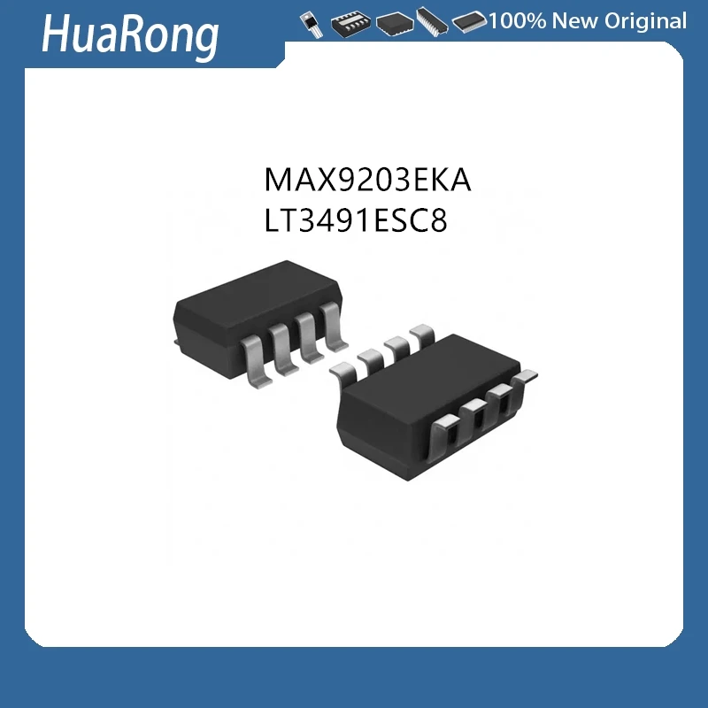 

10 шт./лот MAX9203 MAX9203EKA+T AAEU LT3491ESC8 # PBF LBXQ SOT23-8