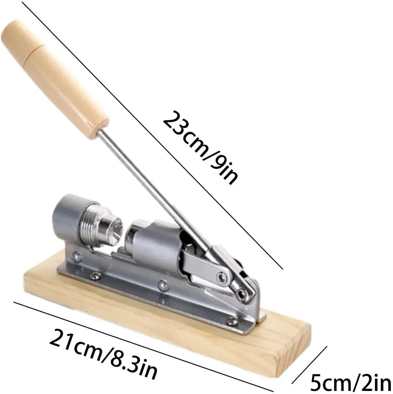 Multifunktionaler Nussknacker aus Edelstahl, tragbar, manuell, mechanisch, Schnellöffner für Walnuss, Nuss, Küchenklemmen, Werkzeuge – Detail 4