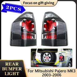 For Mitsubishi Pajero Montero MK3 2003 2004 2005 2006 MN133765 MN133766 Rear Reflector Tail Light Assembly Brake Signal Fog Lamp