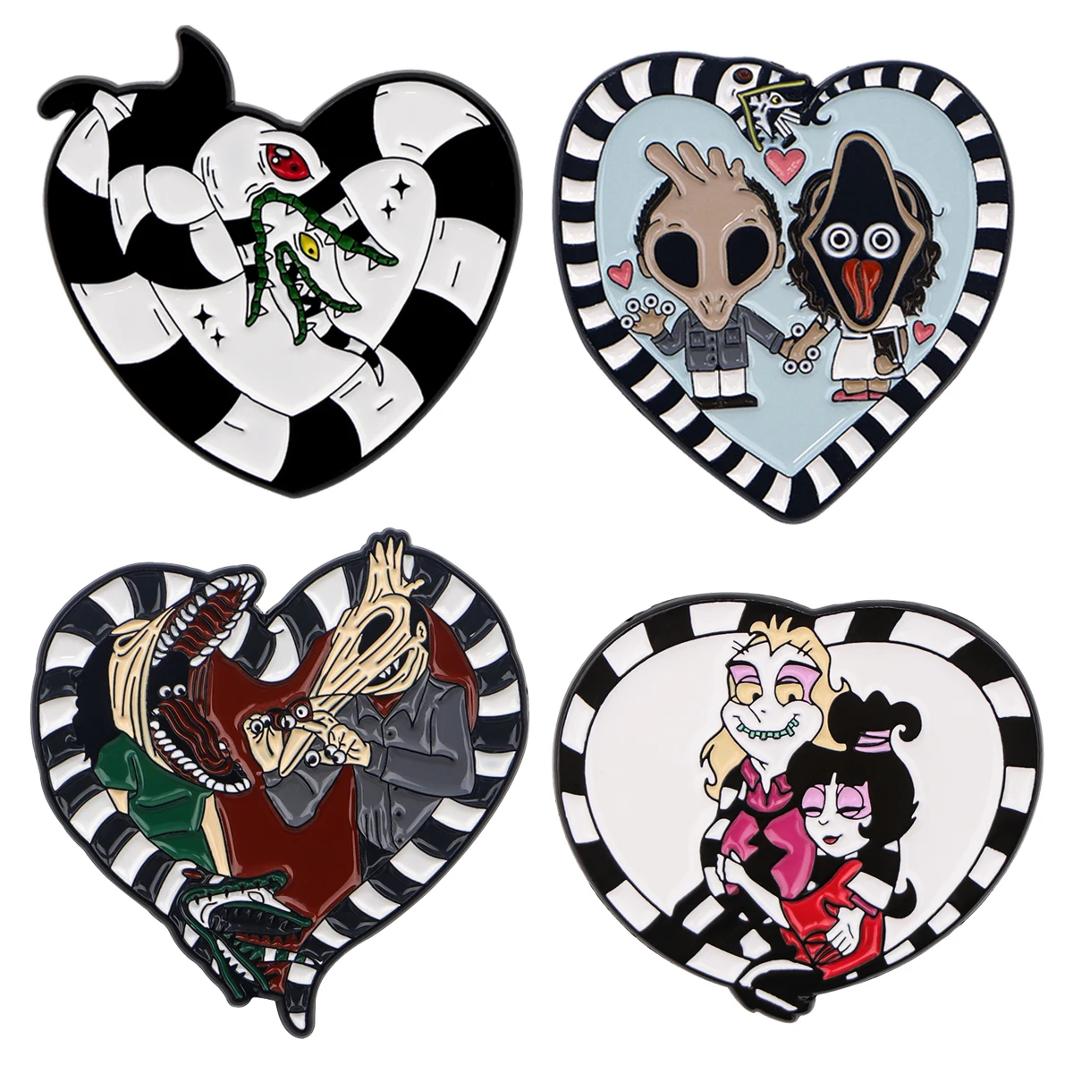 

Horror Film Enamel Pin Brooches For Women Lapel Pins Badge on Backpack Costume Accessories Fashion Jewelry Gifts for Friends