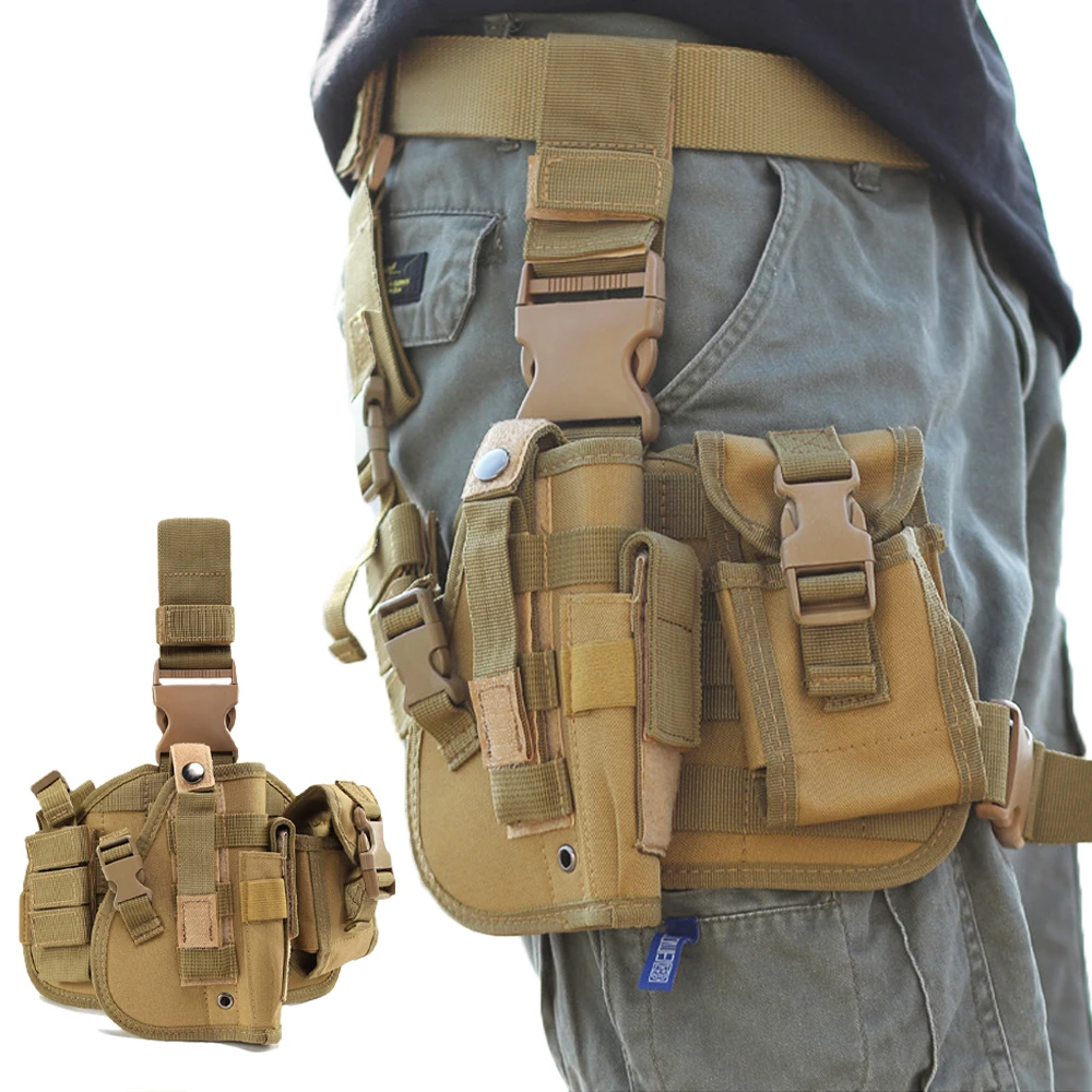 

Universal leg holster drop leg holster with spe powders hunting bag, outdoor hunting equipment