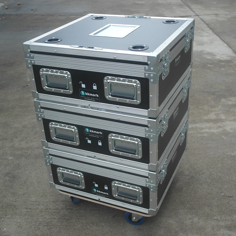 

Custom Multi Stacking Rack Multiple Modular Utility Road ATA Aluminum Storage Flight Cases