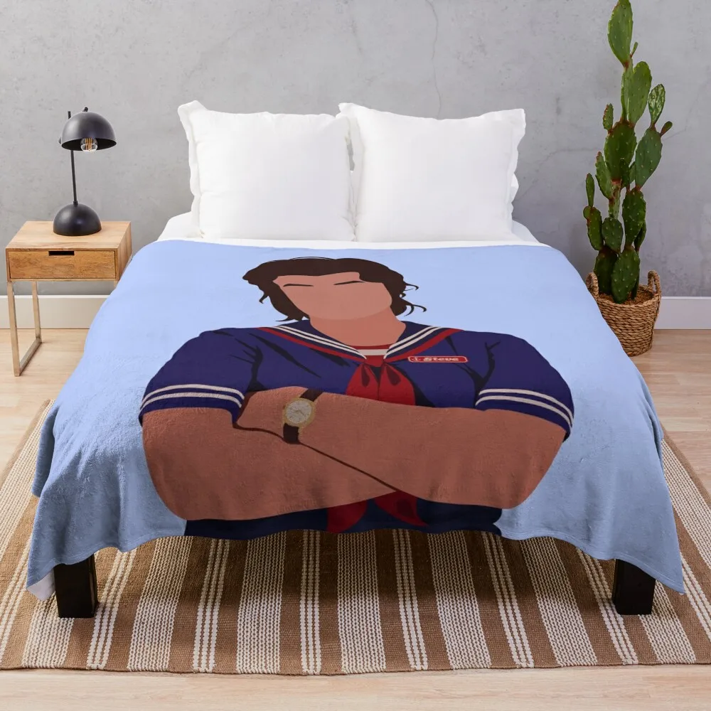 Steve Harrington Throw Blanket funny gift Soft Large Blankets