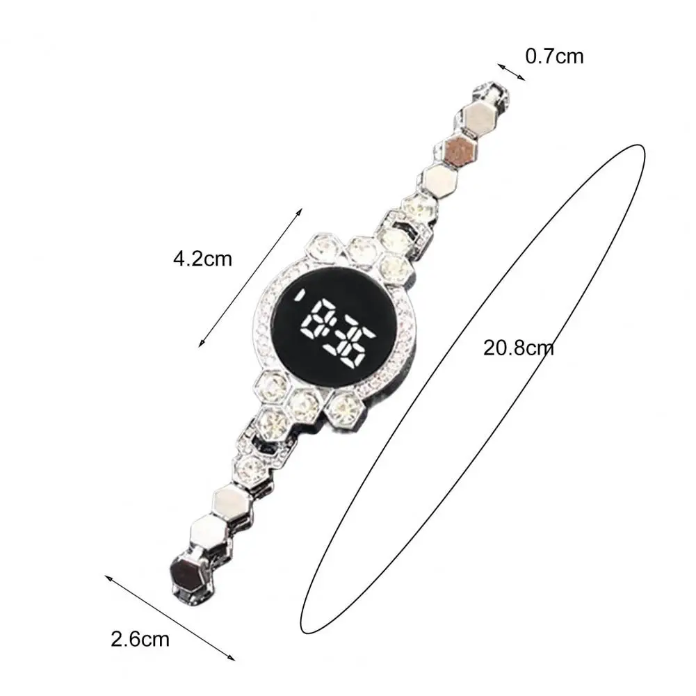 Electronic Watch Women Bracelet Wrist Watch Fashion Digital Watch Chain Couple Jewelry Gift Birthday Gift