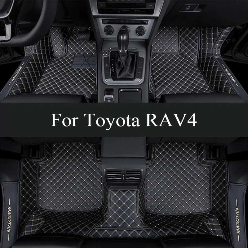 

Car Floor Mats For Toyota RAV4 Non-Hybrid 2013 2014 2015 2016 2017 2018 2019 Custom Auto Foot Pads Interior trunk mat