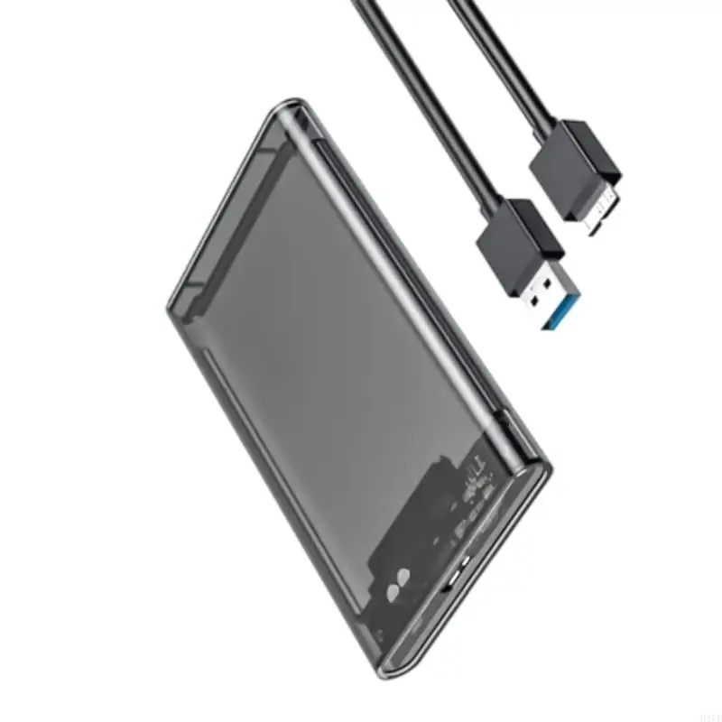 H37B แบบพกพา 2.5 นิ้ว HDD เคสที่เข้ากันได้กับระบบปฏิบัติการหลายระบบ