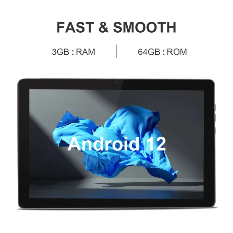 10 Inch Tablet PC Octa Core 3GB + 64GB Storage High Definition 1280 * 800 WIFI Android 12 Tablet PC CM9000