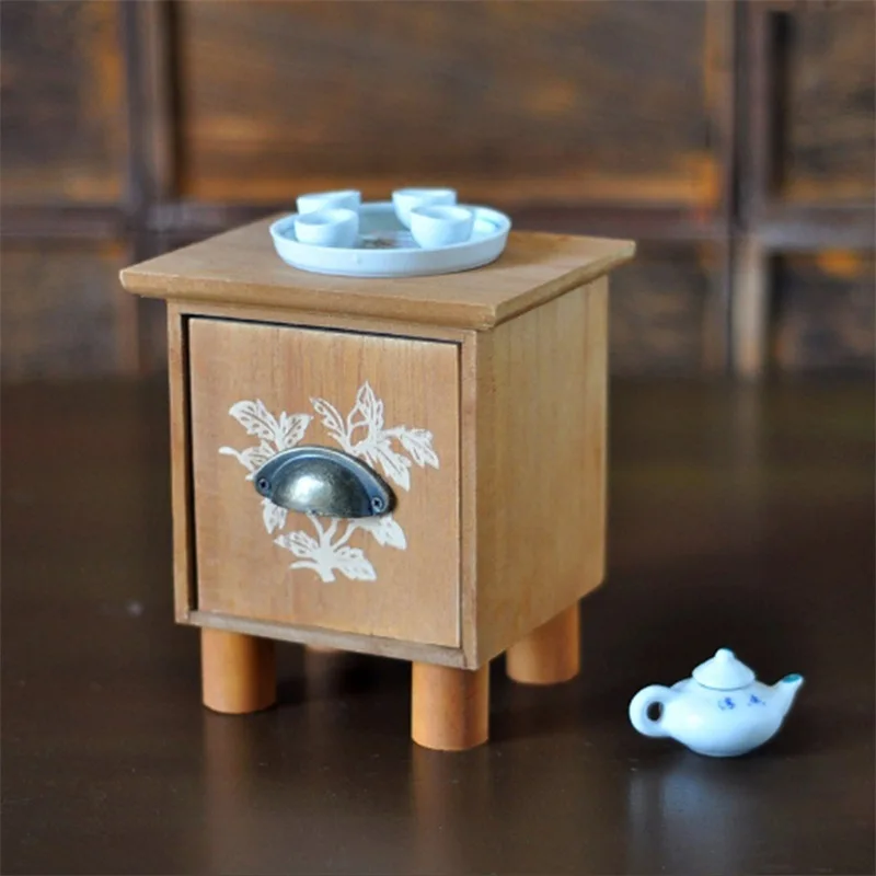 Sunshine Newborn Photography Props Mini Tea Table With Tea Tray And Cup Full-moon Baby Shooting Accessories Photo Decoraiton