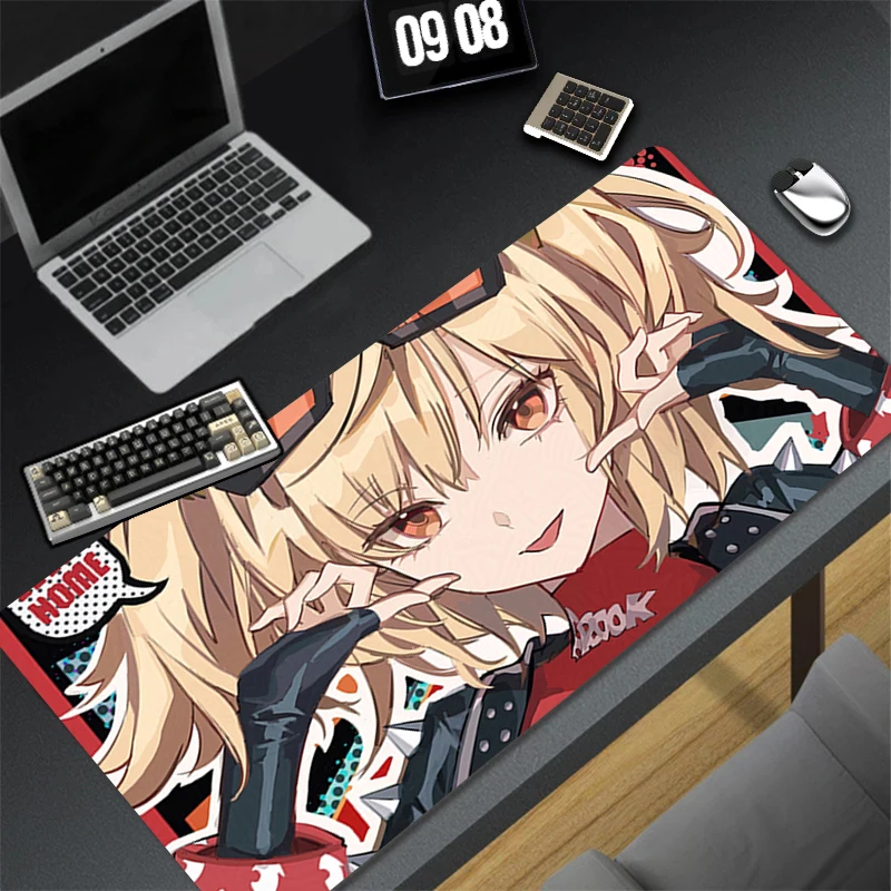 

Mouse Pad Zenless Zone Zero Burnice White Desk Mat Anime Play Mat Gaming Mousepad Speed Computer and Office Gamer Cabinet Pad
