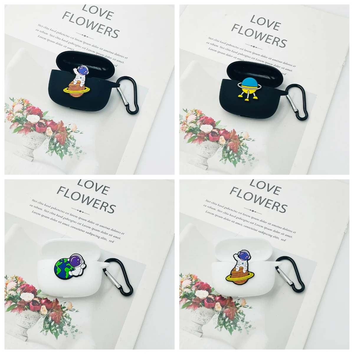Funny cartoon Earphone Cover For SoundPEATS Air5 PRO /H3/Clip1 /C30/Clear Dot /Life Silicone Case for SoundPEATS T3 PRO case
