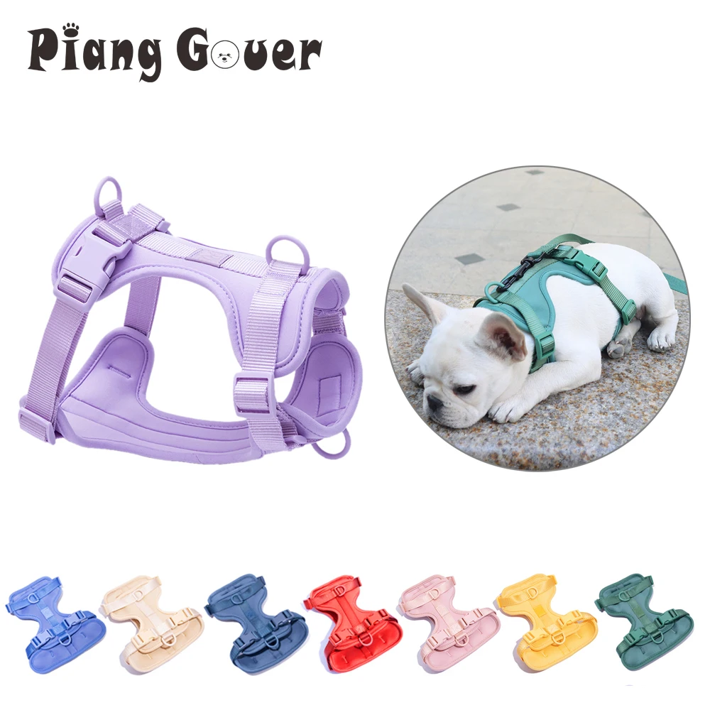 Breathable Lightweight Dog Harness Adjustable Pet Chest Strap Outdoor Walk Training Pet Harenss for Small Medium Dog