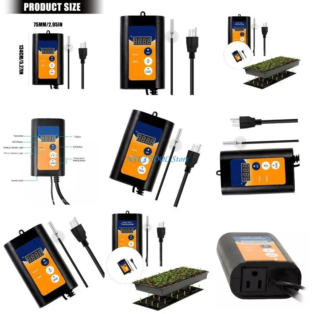 

Регулятор точности L8RC для тепловых ковриков, процедура ПИД, 24 часа, программируемые часы, безопасность закрытия