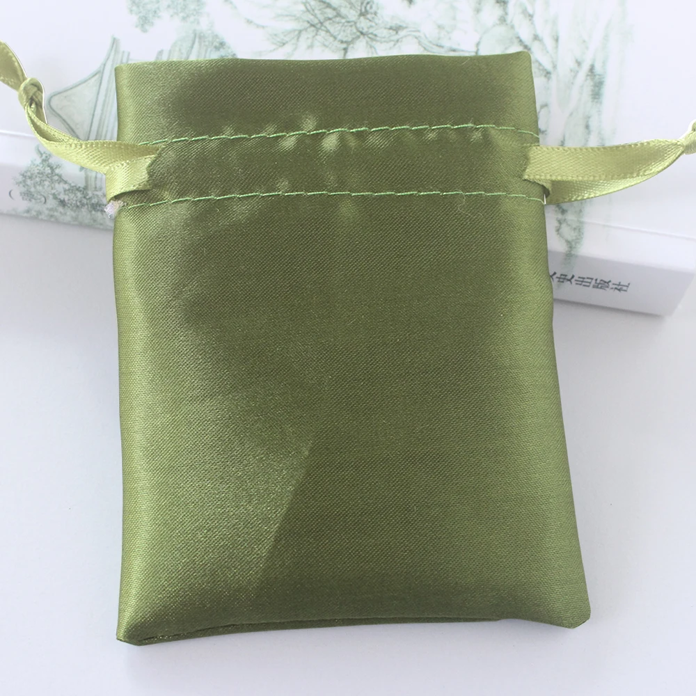 20 Color Soft Satin Package Bag For Wedding Party Gift Jewelry Pouch Storage Dust Bag Can Customize Size And LOGO