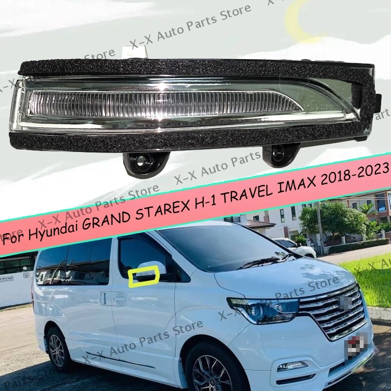 

Автоматическое левое и правое боковое зеркало заднего вида, указатель поворота для Hyundai GRAND STAREX H-1 TRAVEL IMAX 2018 2019 2020 2021-2023