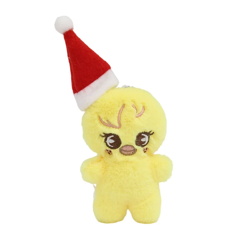 عيد الميلاد الضالة الاطفال الكرتون ألعاب من نسيج مخملي قلادة SKZOO حقيبة المفاتيح #4