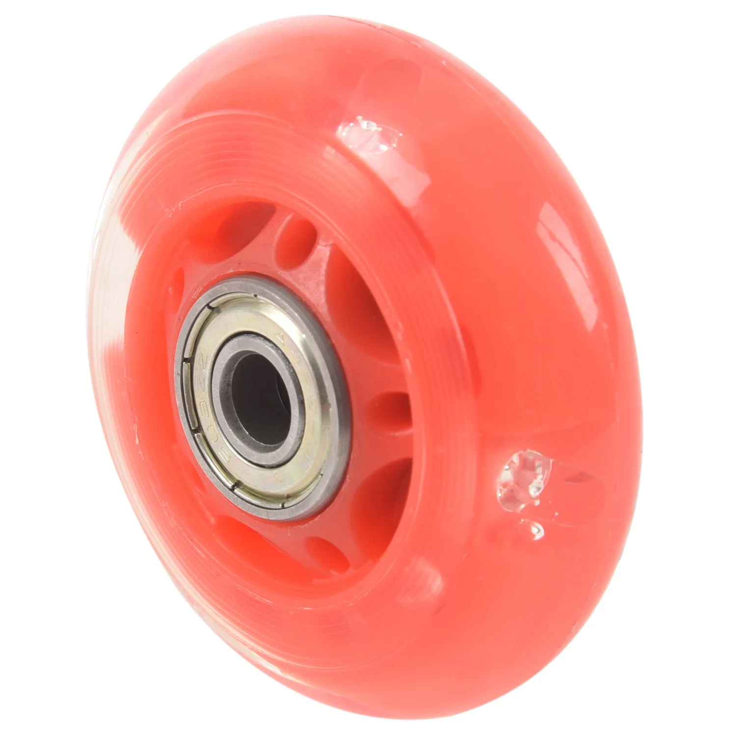 *N21R 1 Paar 8 mm Durchmesser 608ZZ Lager Inline Scooter Skating Skate Wheel Rot