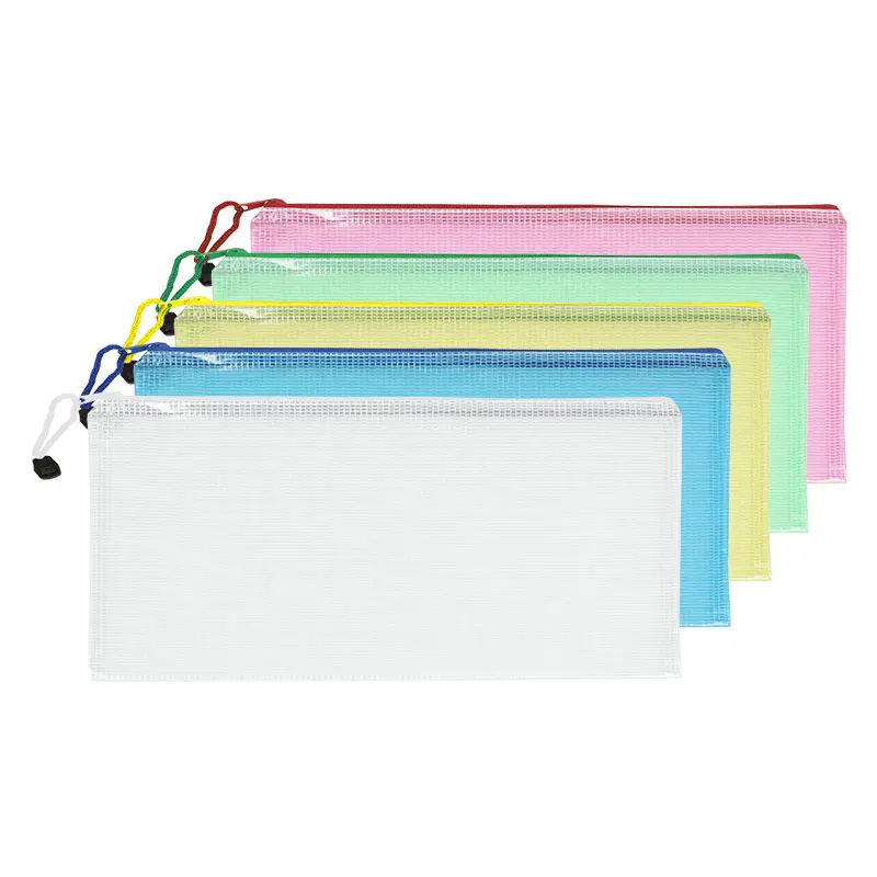 B6 Size, Clear Zipper Bag, Waterproof And Dust-Proof, Mesh Zipper Bag, For Documents, Paper, Documents, Cosmetics