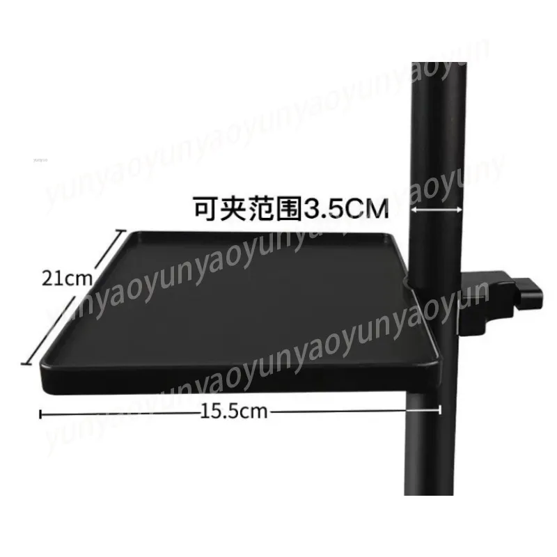 Plastic Sound Card Tray for Tripod, Multifunctional Phone Holder Storage Shelf for Live Stream Photography Shooting