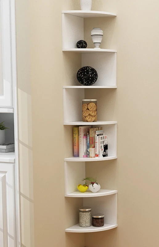 Wall corner shelf shelf storage, wall hanging, wall corner shelf triangular partition