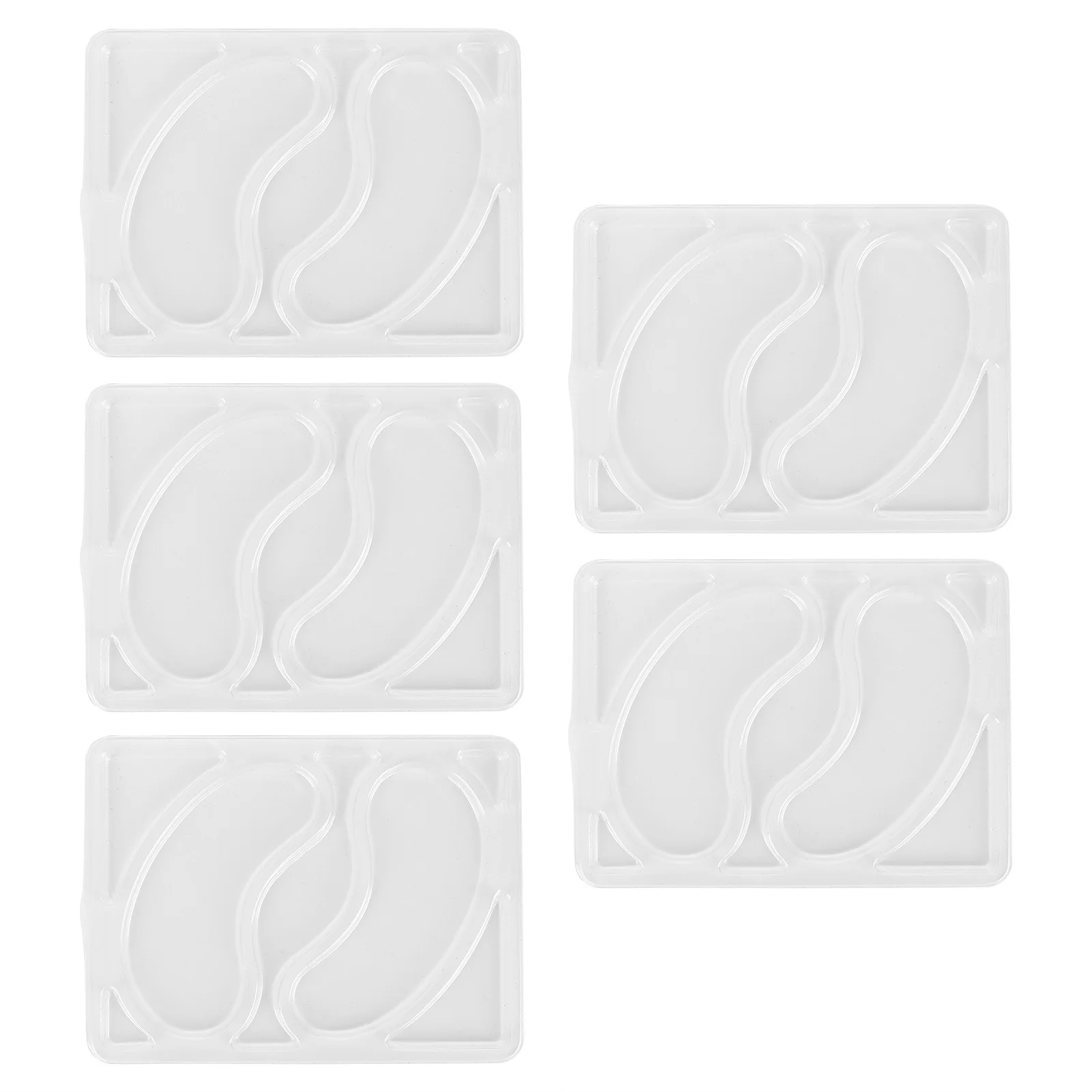 Reusable Eye Mask Mold Multifunctional Mask Patch Mold Portable Eye Patch Tray Eye Mask Mold Eye Pad Mould Eye Patch Mould