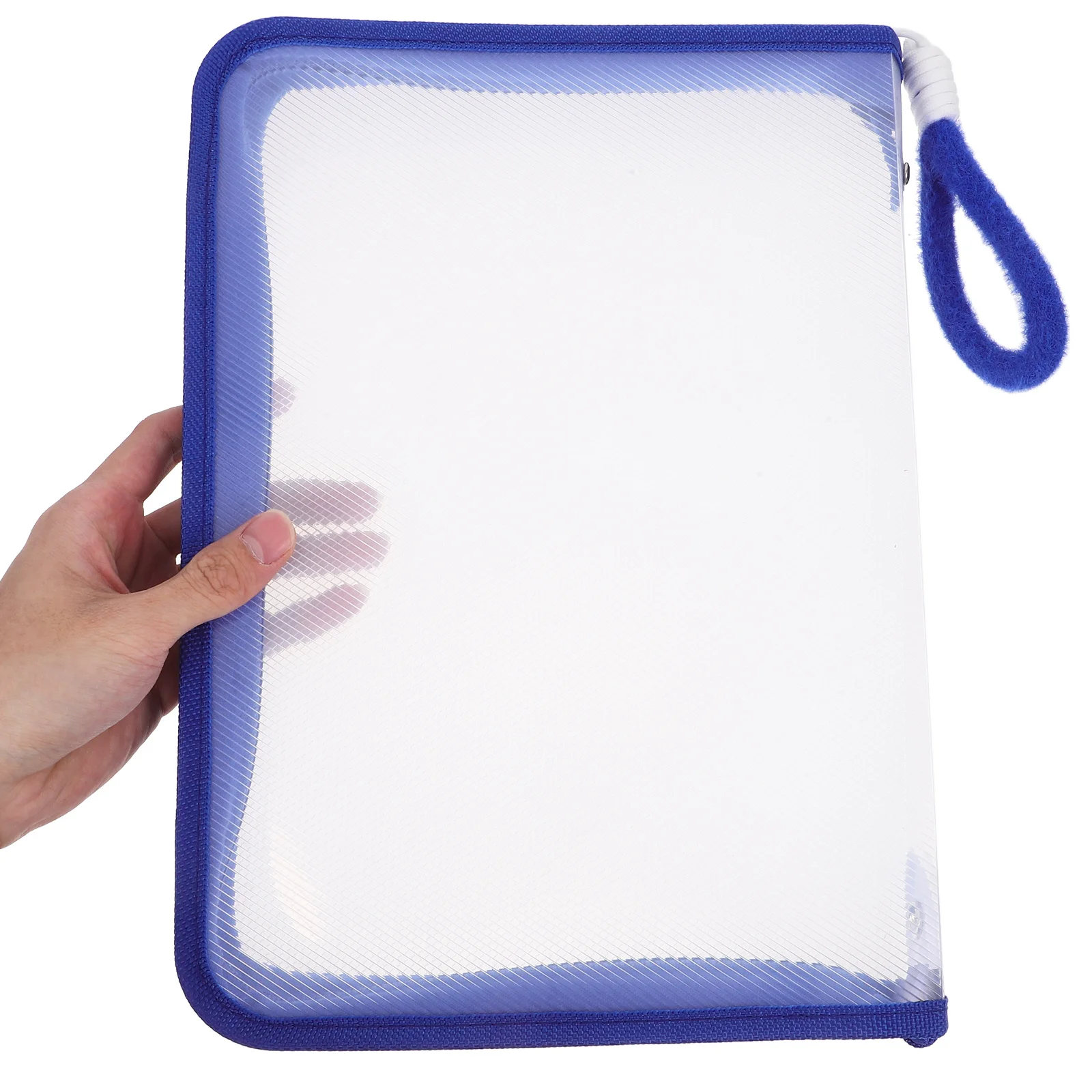 Transparent Zipper Pouch Clear Pp Storage Bag For Documents Pens Makeup Toiletries Travel Organizer Pencil Case Portable