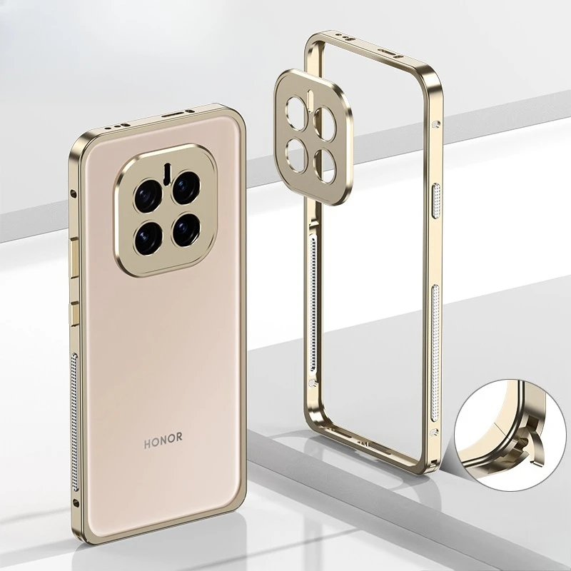 

For Honor GT Pro Case Stylish Simple Frame Lens Aluminum Alloy Skin-friendly And Drop-proof Cover For Honor GT Pro Funda