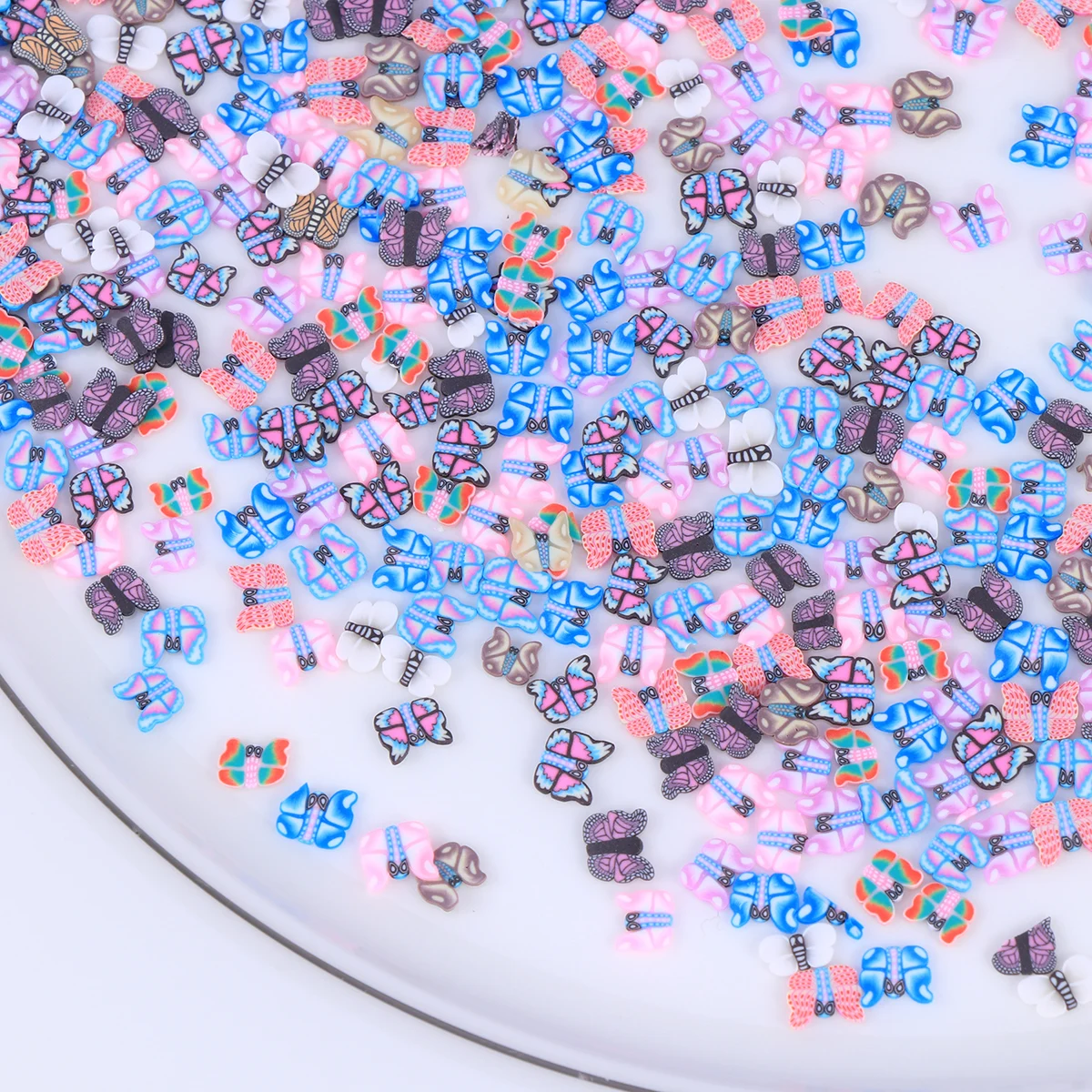 

1000 Pcs Nail Patch Beauty Accessories DIY Decoration Art Polymer Clay Slices Manicure Fingernail Protectors Eco Friendly