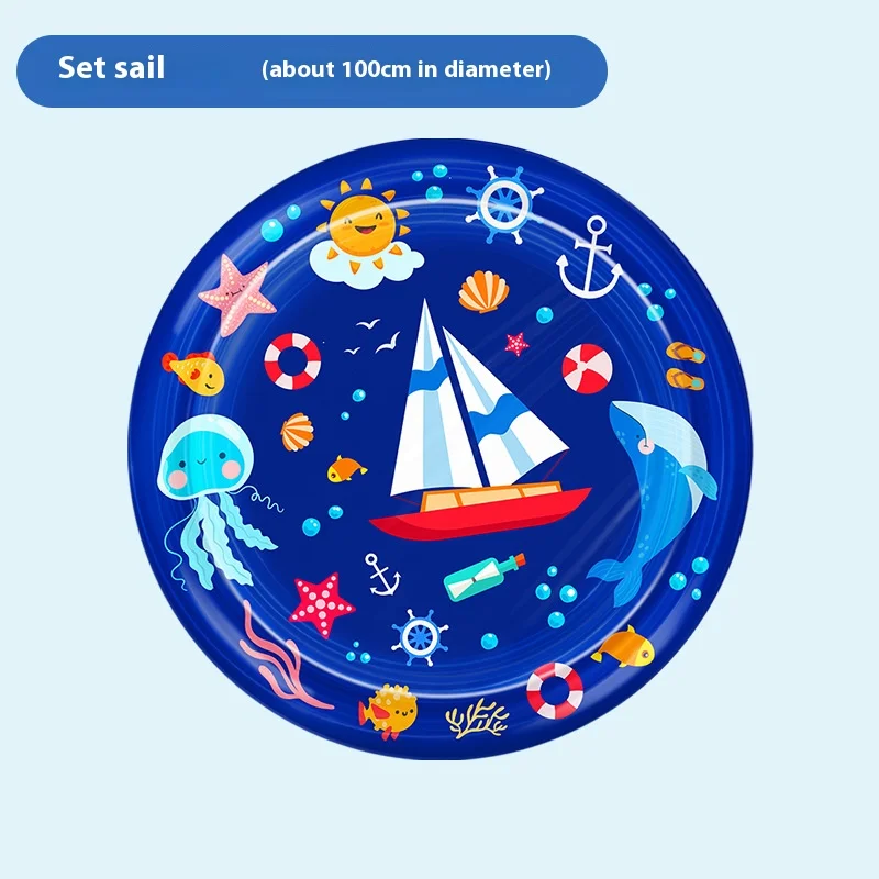 Pet Cooling Water Bed, Water Injection Ice Pad, Summer Cat and Dog Fun Cooling Water Mattress, Inflatable Patting Water Pad, Toy