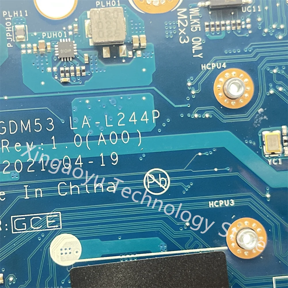 Placa-mãe original LA-L244P para laptop Dell Inspiron 15 3510 CPU: N4020 SRET0 CN-0NCXC4 0NCXC4 NCXC4 100% testada OK