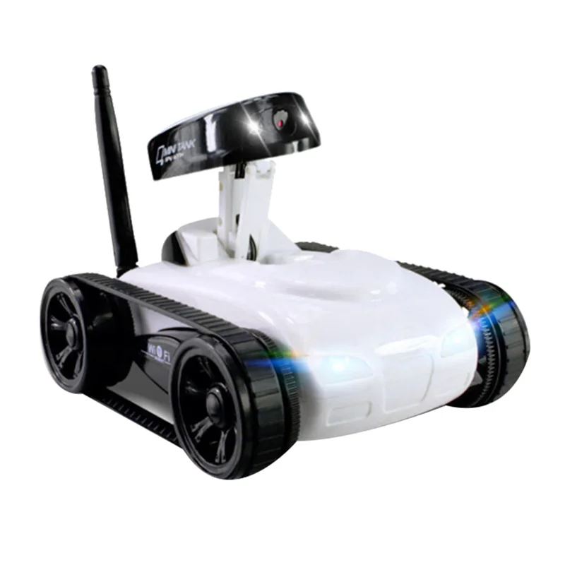 Excellent-FPV WIFI RC Mobil Kualitas Waktu Nyata Kamera Mini Video Remote Control Tangki Robot Aplikasi Cerdas Nirkabel Untuk Anak-anak