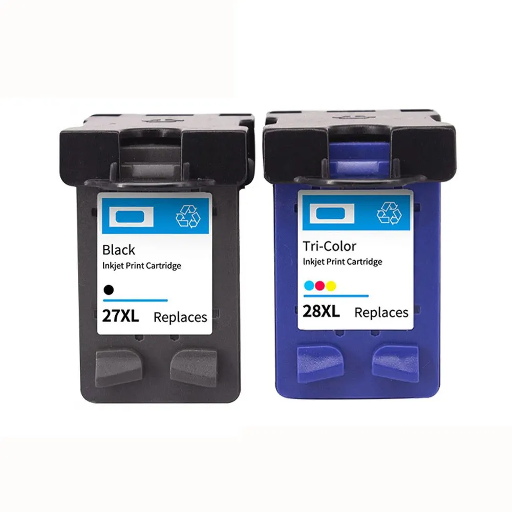 خرطوشة حبر متوافقة لطابعة HP27 28 Deskjet 3320 3322 3425 3450 3520 3550 3650 3650V 3651 3740 3744 3745 3845