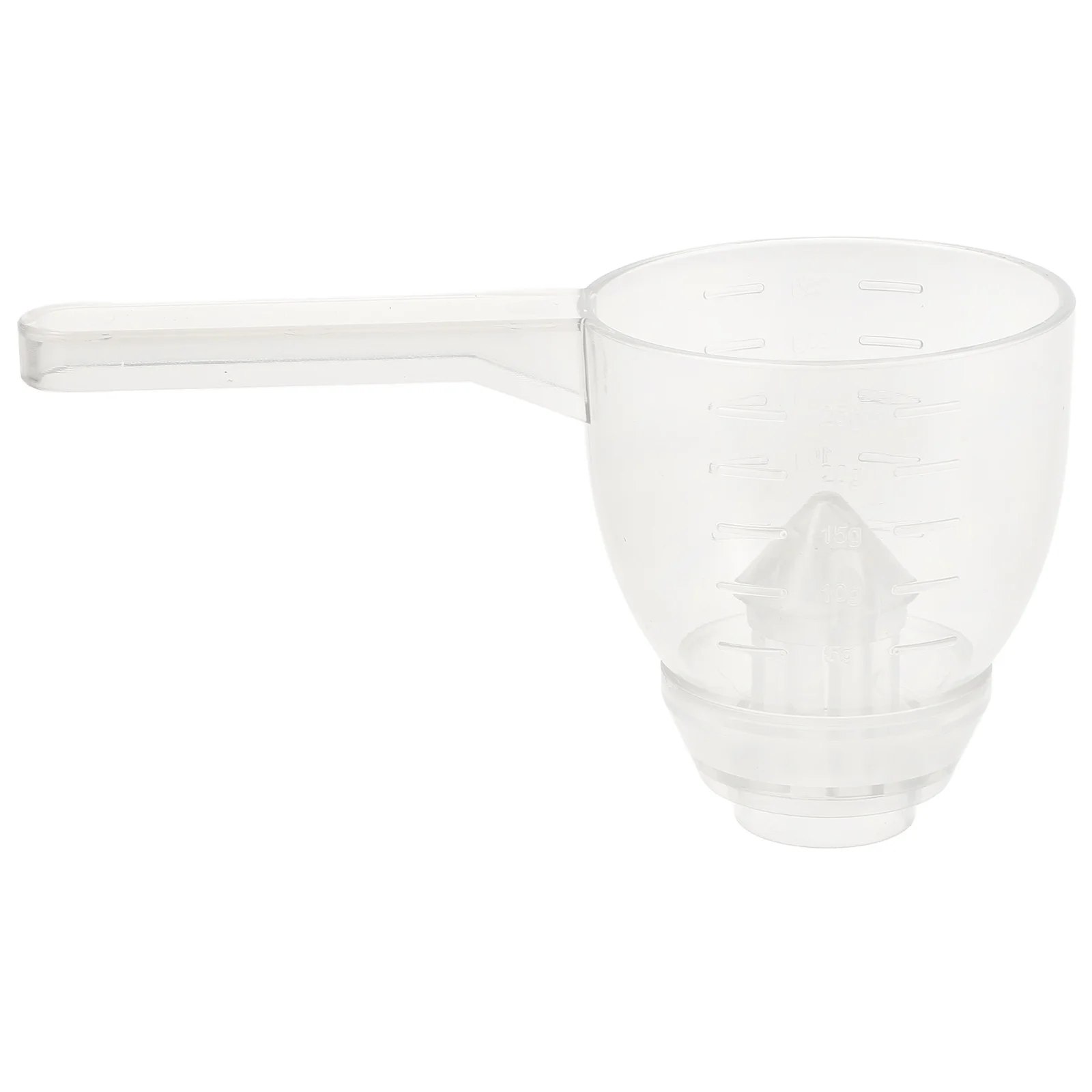 

Shampoo Measuring Protein Powder Dispenser Leakproof Travel Bottle For Hair Kitchen Funnel Scoop Powder