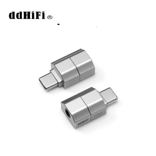 Imagen 1 del producto Adaptador de Audio DD ddHiFi TC35M2, amplificador DAC de 2. ª generación con Chips independientes para decodificación y amplificador, USB-C a 3,5mm