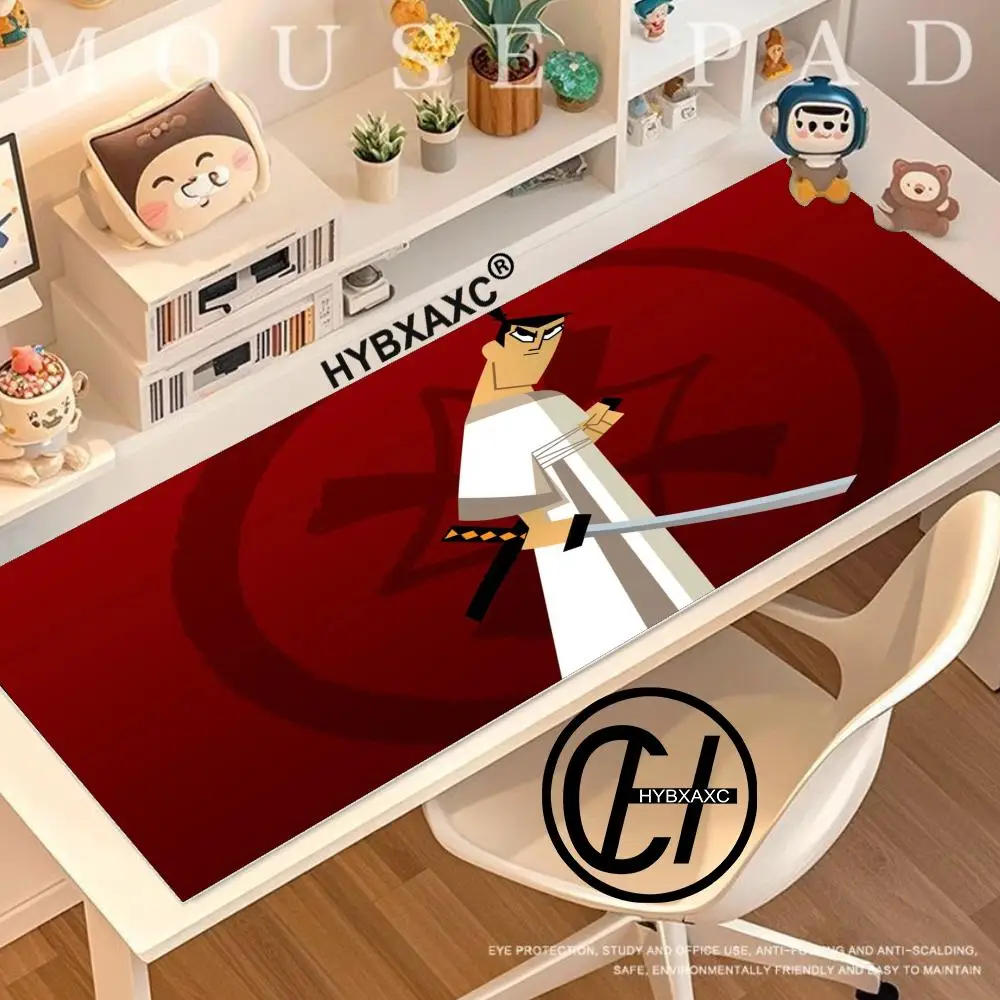 

HD Popular Samurai Jack Mouse Pad Keyboard Desk Mats, Kawai Rubber, Non-Slip Desk Mat, XXL90x40cm Hot-selling materials