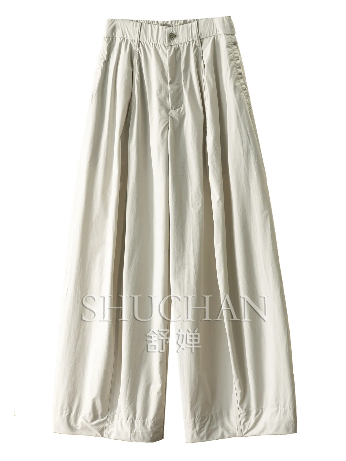 The Same Style for Men and Women Pants Tone Vertical Cut Wide-leg Scimitar/leggings pant 56J8