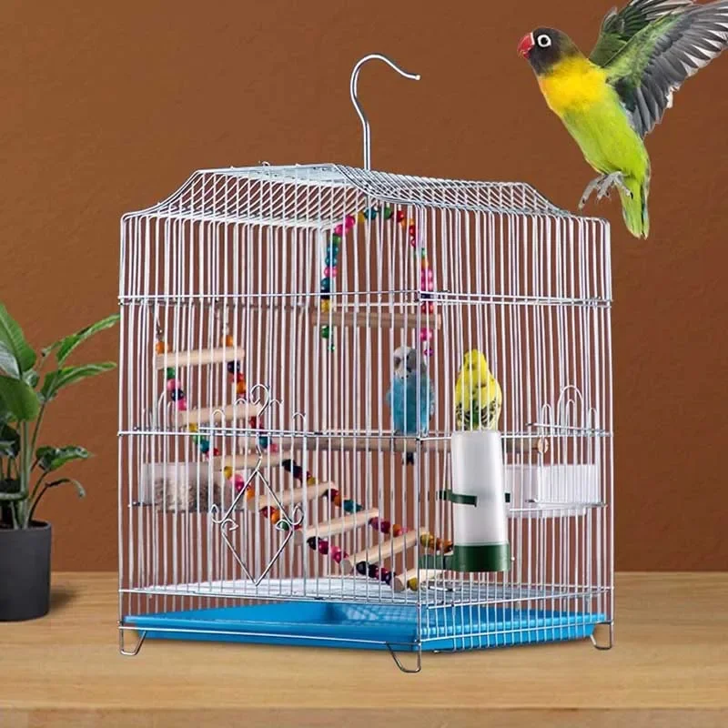 Canary House Bird Cages Budgie Stand Bag Perch Toys Bed Bird Cages Playground Swing Pigeon Fences Accesorios Aves Pet Products