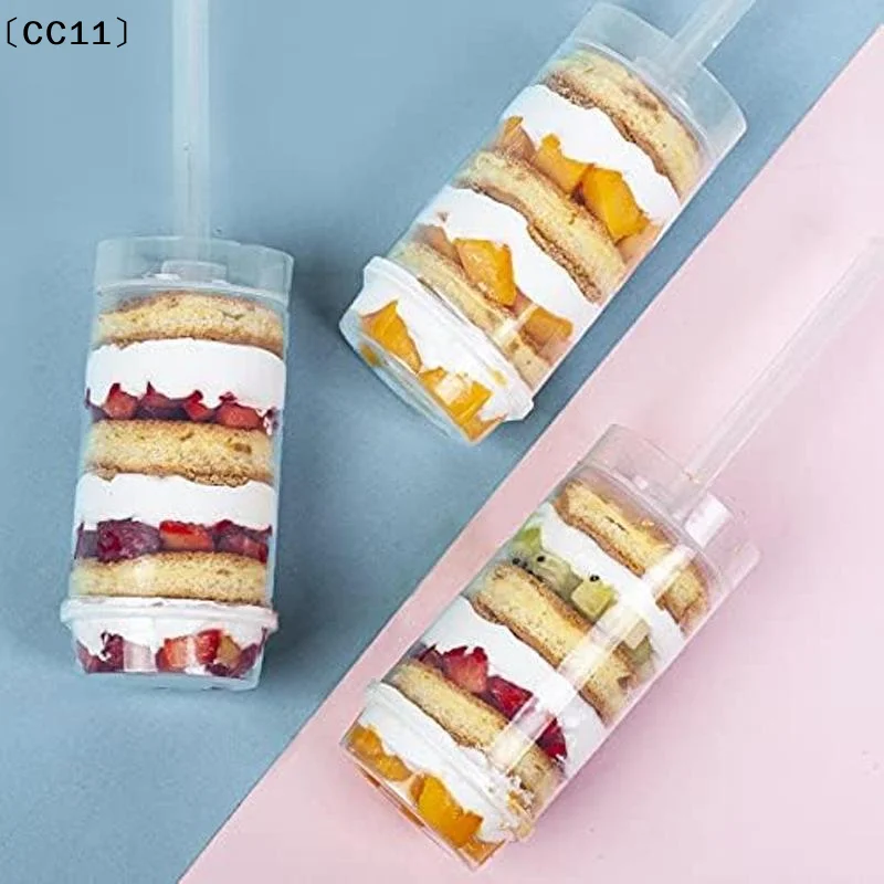 10pcs Pushable Cake Holders Diy Push Cake Mold Cylinder Shaped Cake Pusher Push Pops Plastic Containers With Lids 〔CC11〕