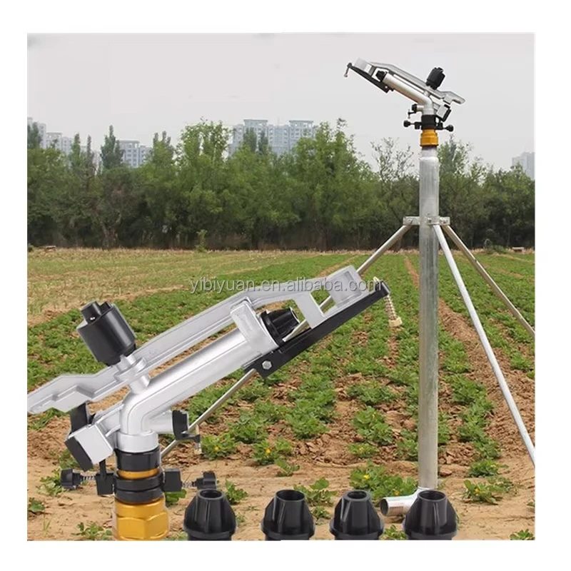 High-Pressure Rain Gun 35 Long Range DN50 Sprinkler Big Water Jet Agricultural Complet Kits Farm Metal Sprinkler