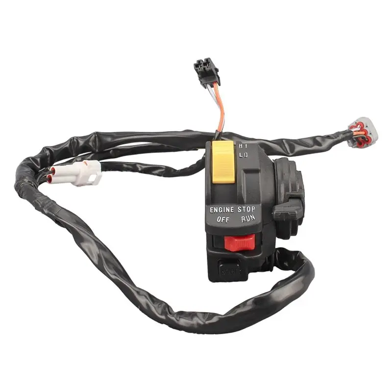 

Для Arctic Cat DVX 400 2006-2008, совместимый с 3509-011, левый переключатель на руле, кнопка запуска/остановки/отключения двигателя, блок управления фарами