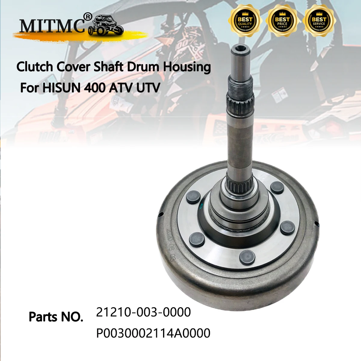 

Clutch Cover Shaft Drum Housing For HISUN 400 ATV UTV HS CODE 21210-003-0000 ERP CODE P0030002114A0000